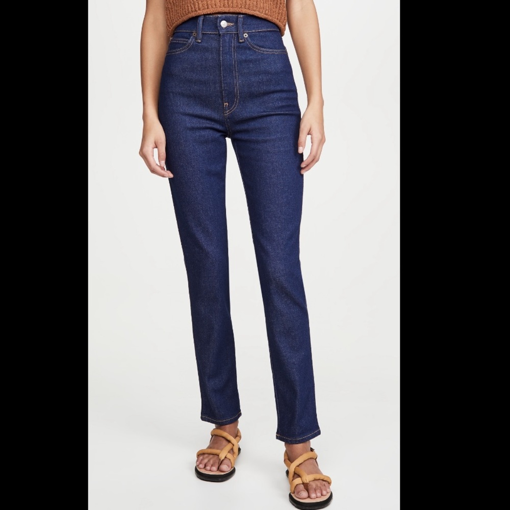 Acne Studios Indigo Straight Leg Denim Jeans
